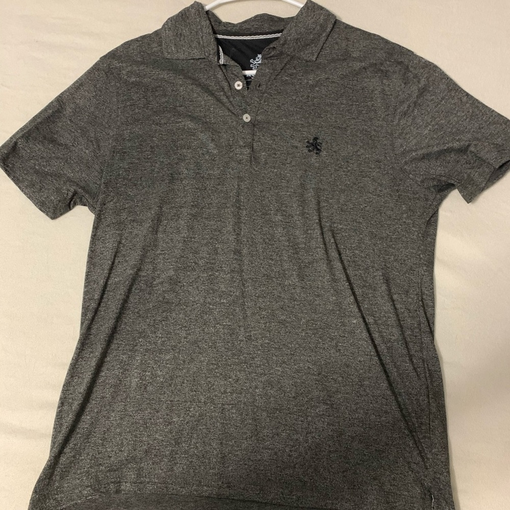 Gray Rugby Collared Shirt